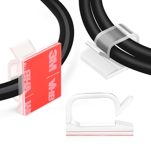 XHF 60 PCS adhesive cable clips package