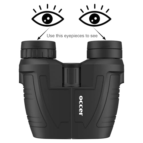 Occer 12x25 binoculars in travel storage pose