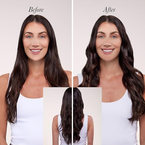 Blush colored hair styling iron with cord