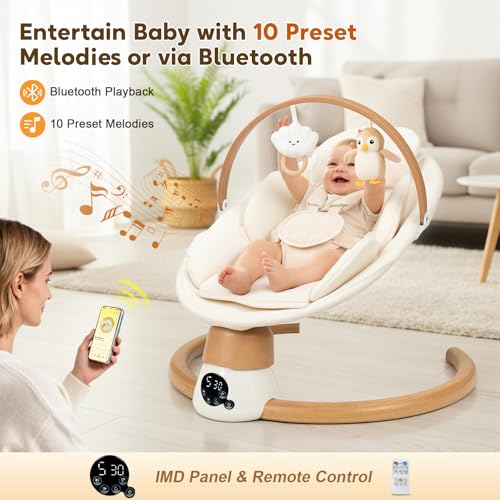Control panel and remote for Uuoeebb baby swing