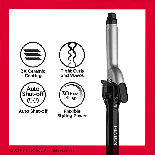 REVLON iron with clamp and thumb rest
