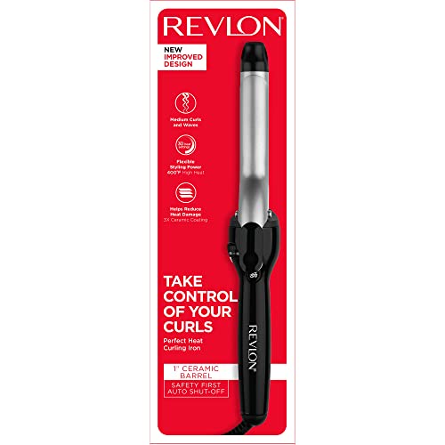 Close up of ceramic curling iron surface