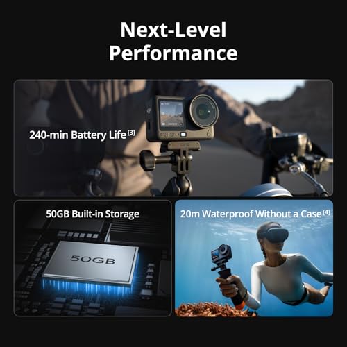 Rear touchscreen interface of DJI Osmo Action 6