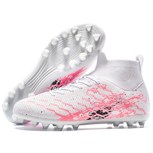 LSIDORYC pink soccer cleats side view