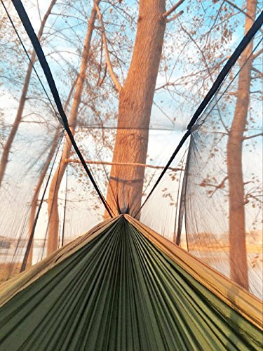 Folded Sunyear hammock in its compact storage bag