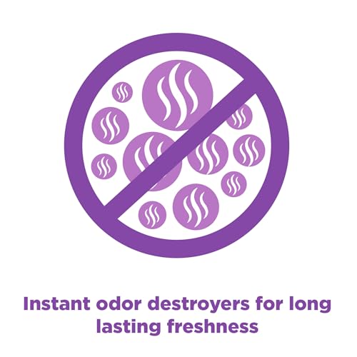 Arm & Hammer lavender cat litter odor control label