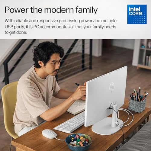 HP 22-inch All-in-One rear port selection