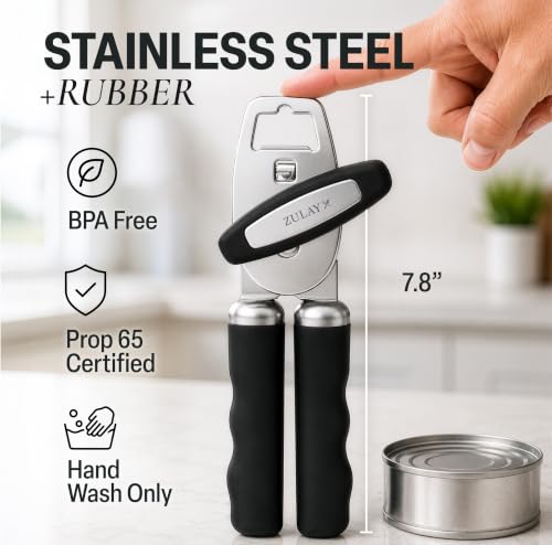Can opener safety features illustration