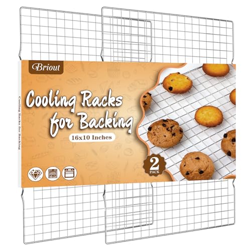 BRIOUT 2PCS cooling rack set