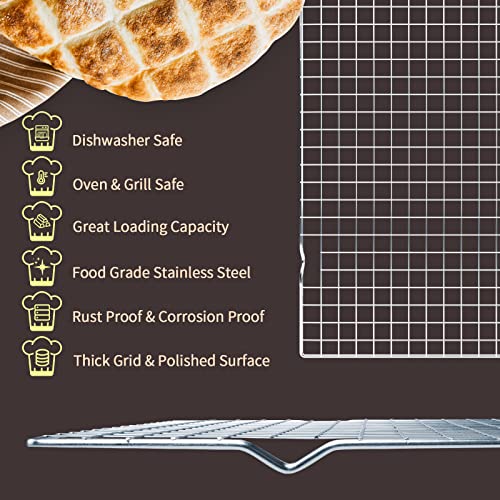 Silver wire rack for baking