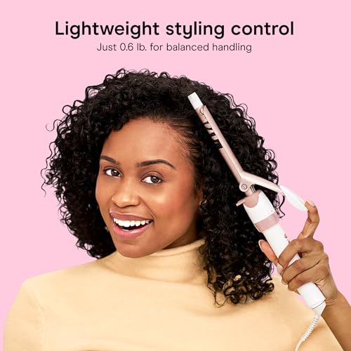 Conair styling iron showing the swivel cord connection