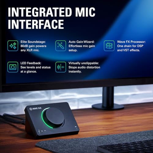 Side view of Elgato Wave XLR MK.2 interface