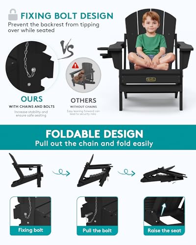 SERWALL chair folded for storage