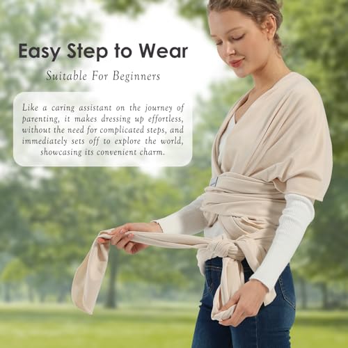 Instructional guide for MISSWISDOM baby sling