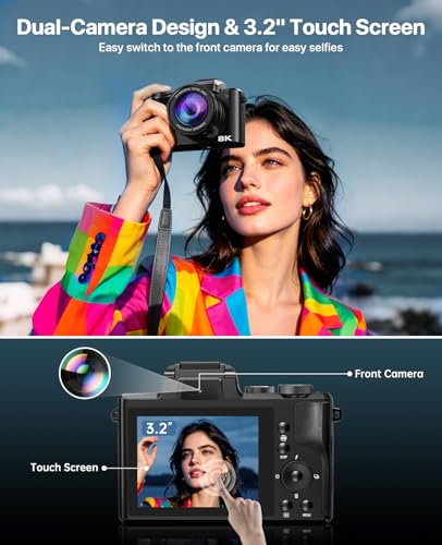 Side profile of Tecglem 8K camera with mode dial