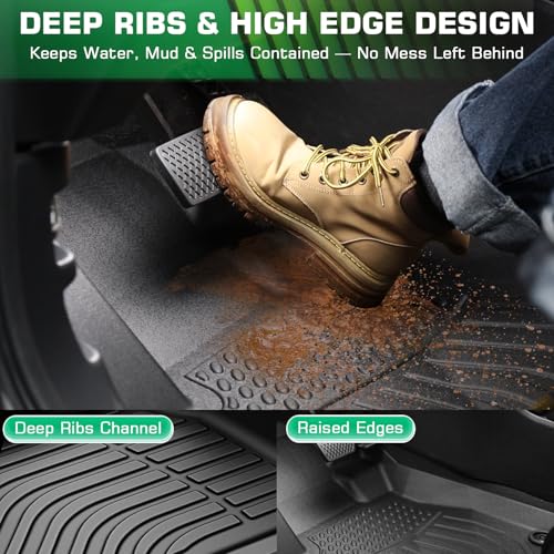 JAOGAUS floor mat installed in Ford Taurus