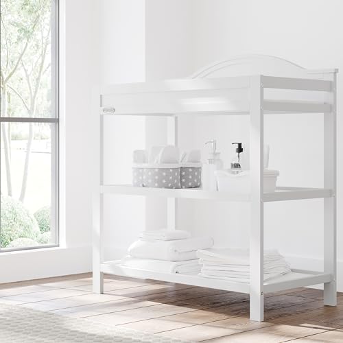 Front view of Graco Story Changing Table