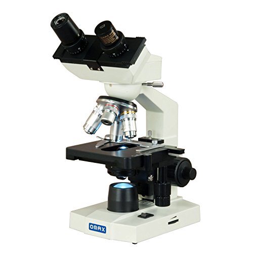 Binocular lab microscope with LED illumination