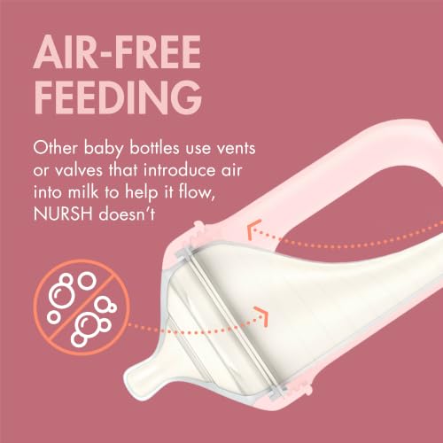 Silicone pouch inside Boon Nursh bottle