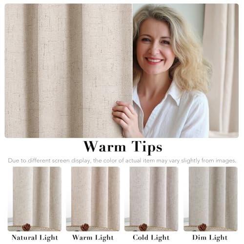 Comparison of white blackout backing on curtains