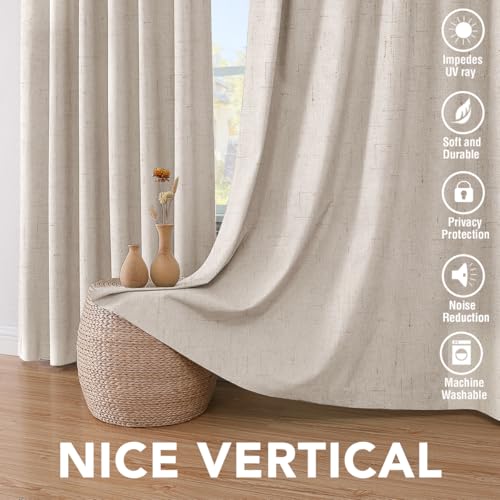 Curtain grommet detail for rod installation