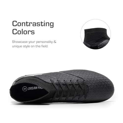 DREAM PAIRS soccer shoes knitted collar