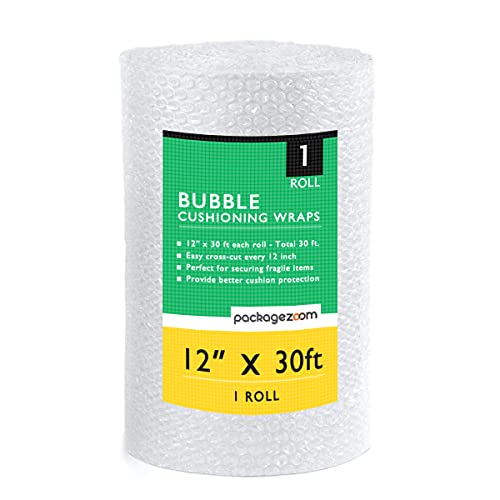 PackageZoom 12 inch by 30 foot bubble wrap roll
