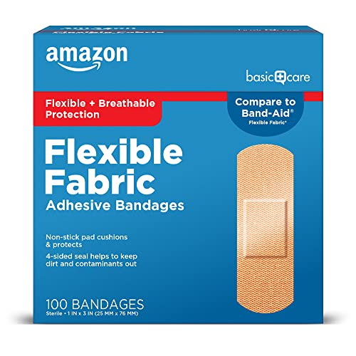 Basic Care Flexible Fabric Adhesive Bandages box