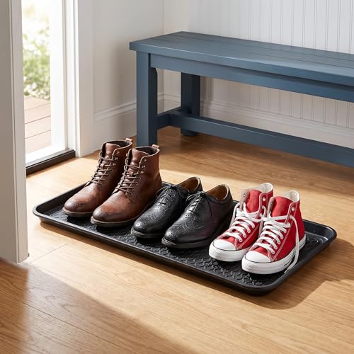 Close up of textured boot tray surface