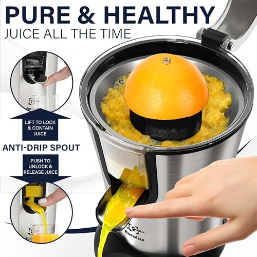 Eurolux ELCJ-1600SN stainless steel citrus squeezer