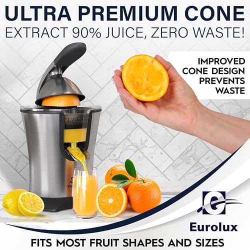 Eurolux electric juicer with juice filter