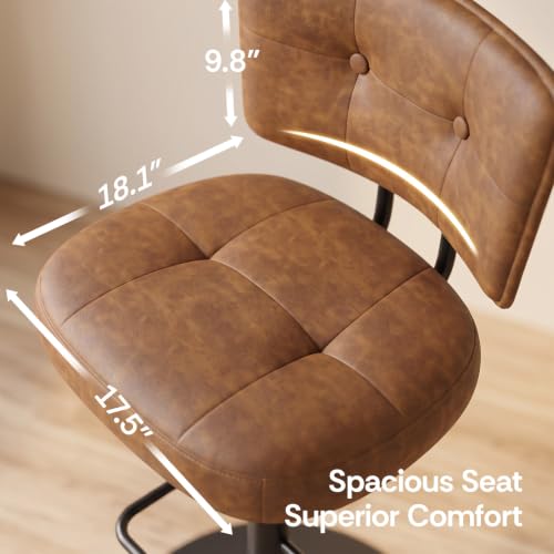 Adjustable height gas lift mechanism and square footrest