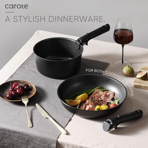 Cookware transitioning from stove to oven using the handle