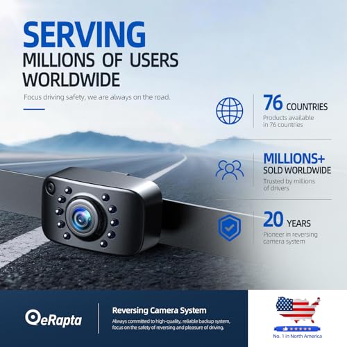 eRapta ERT01 rear view camera metal bracket