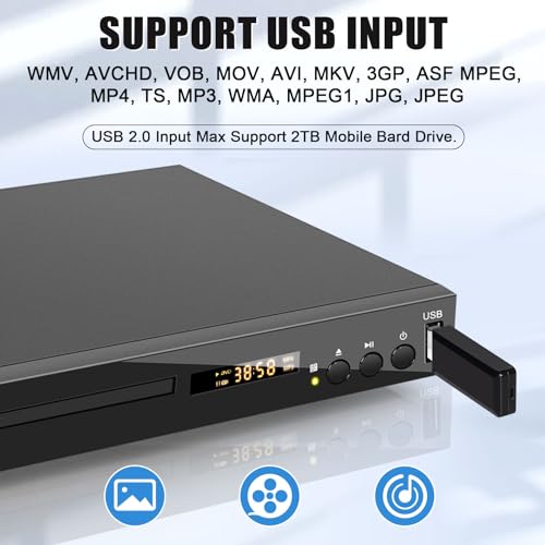 Top view of JOVELL media player