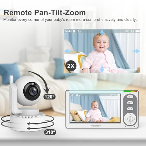 Side view of the nursery camera unit