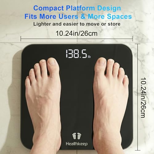 Healthkeep T107 tempered glass surface