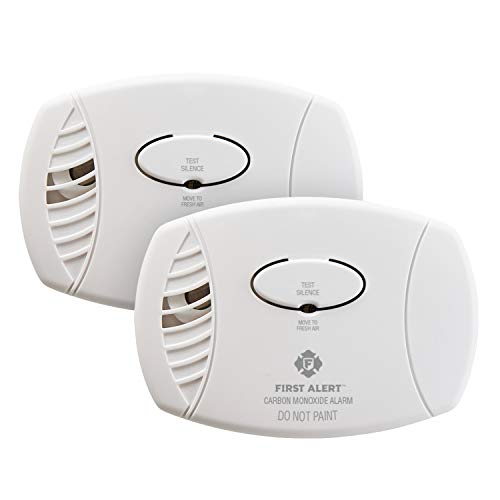 First Alert CO400 2-pack white alarm set