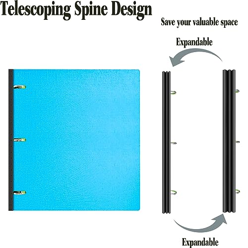 Telescoping spine detail on INFUN binder