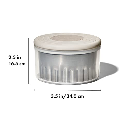 Five stainless steel biscuit cutters in assorted sizes