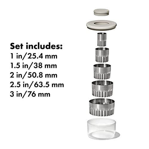 OXO Good Grips cutters nested inside storage case