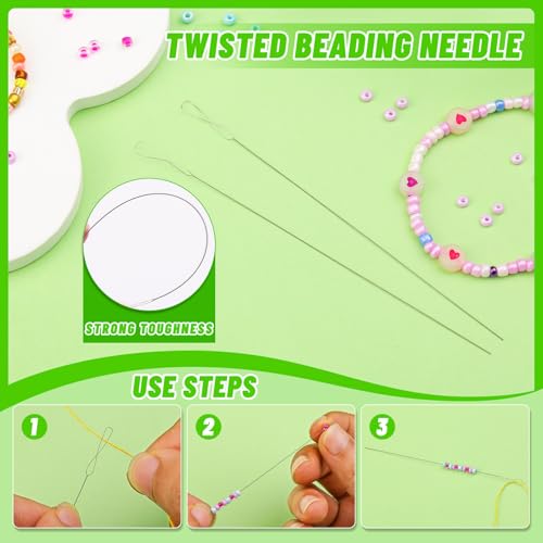 Close up of UOOU needle threader and wire needles