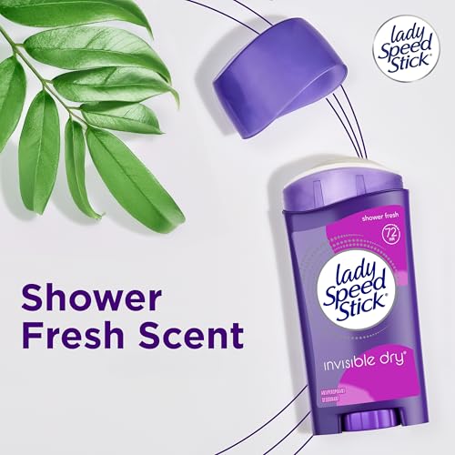 Lady Speed Stick Shower Fresh label detail