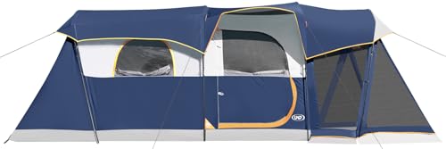 Spacious interior of UNP 8 Person Camping Tent