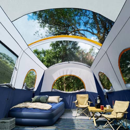 UNP tunnel tent with front screen porch