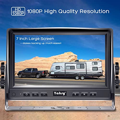 Monitor showing clear rear view with parking lines