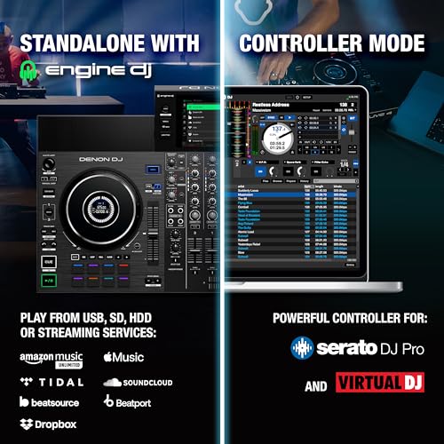 Denon DJ SC LIVE 4 touchscreen interface