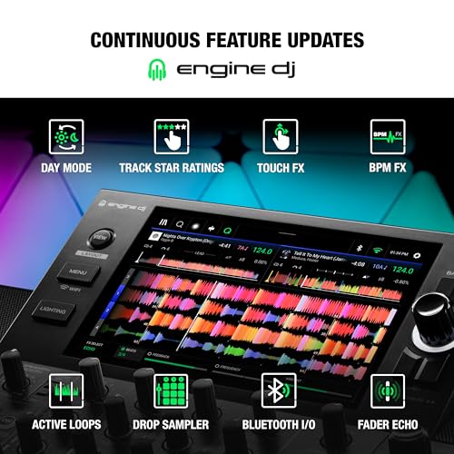 Denon DJ SC LIVE 4 jog wheel detail