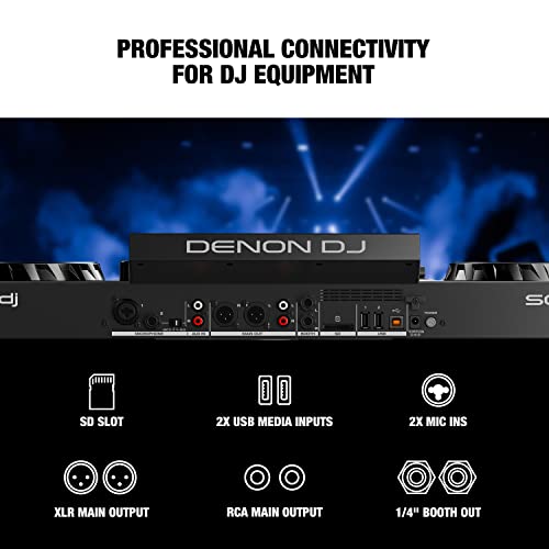 Denon DJ SC LIVE 4 side panel ports
