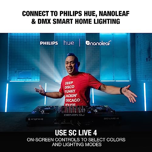 Denon DJ SC LIVE 4 rear connectivity